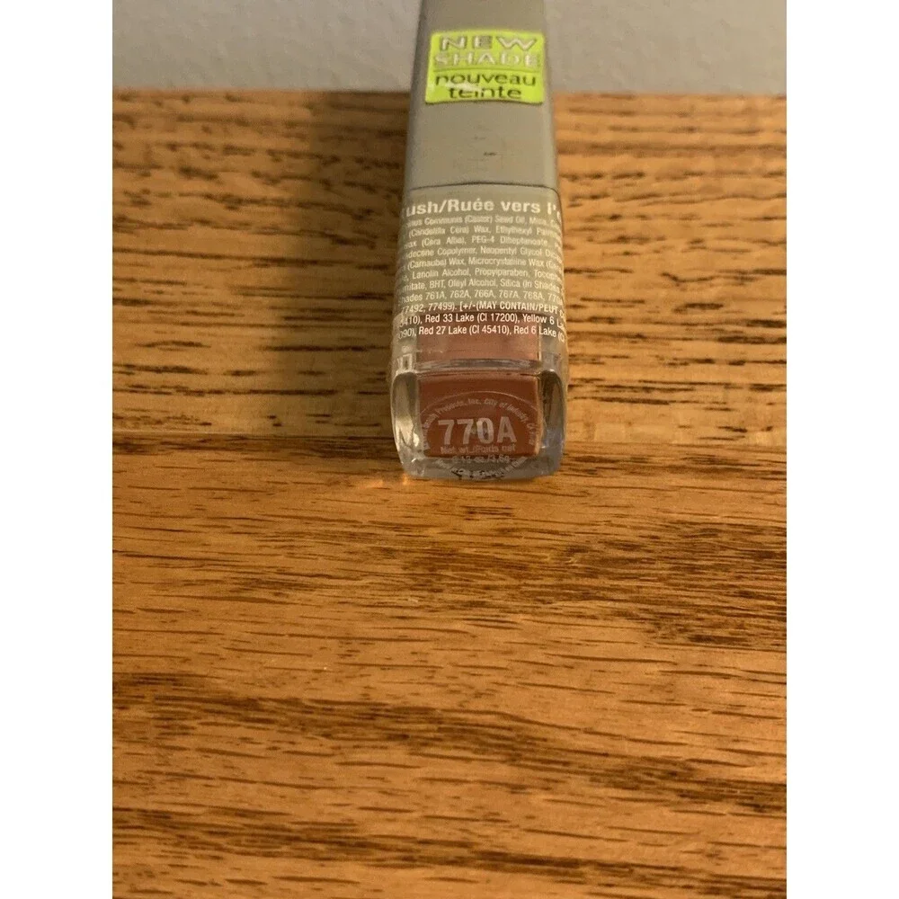 WET N WILD Mega Colors Lipstick - 770A GOLD RUSH Very Rare y2k *SEE PHOTOS*